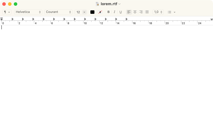 Example output with value set to true